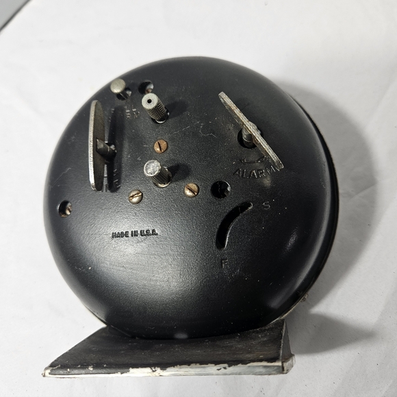 Vintage Mid-Century Westclox Big Ben Wind-up Loud Alarm Clock Parts Repair - Picture 8 of 10